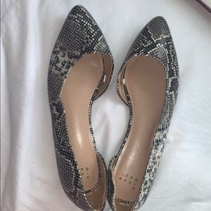 A New Day snakeskin flats. New without tags.